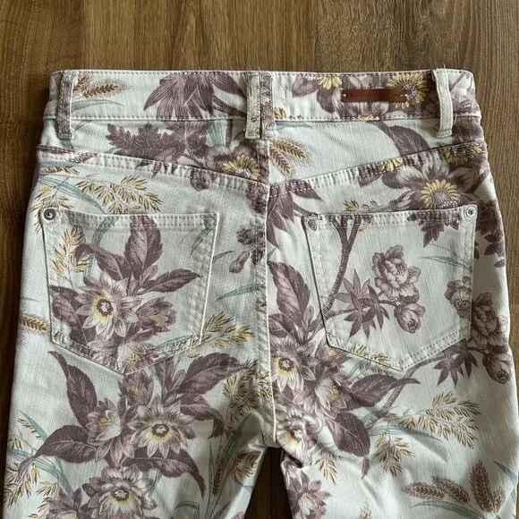 Anthropologie Vintage Style High Waisted Button Fly Bootcut Jeans Size 26 - Picture 10 of 13